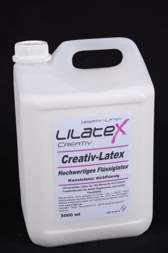 Lilatex Creativ Latex 5 Liter Latexmilch - Dickflüssig